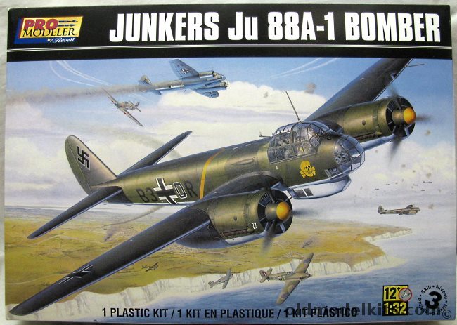 Revell 1/32 Junkers Ju-88A-1  Pro Modeler Issue - (Ju-88 A-1), 85-5986 plastic model kit